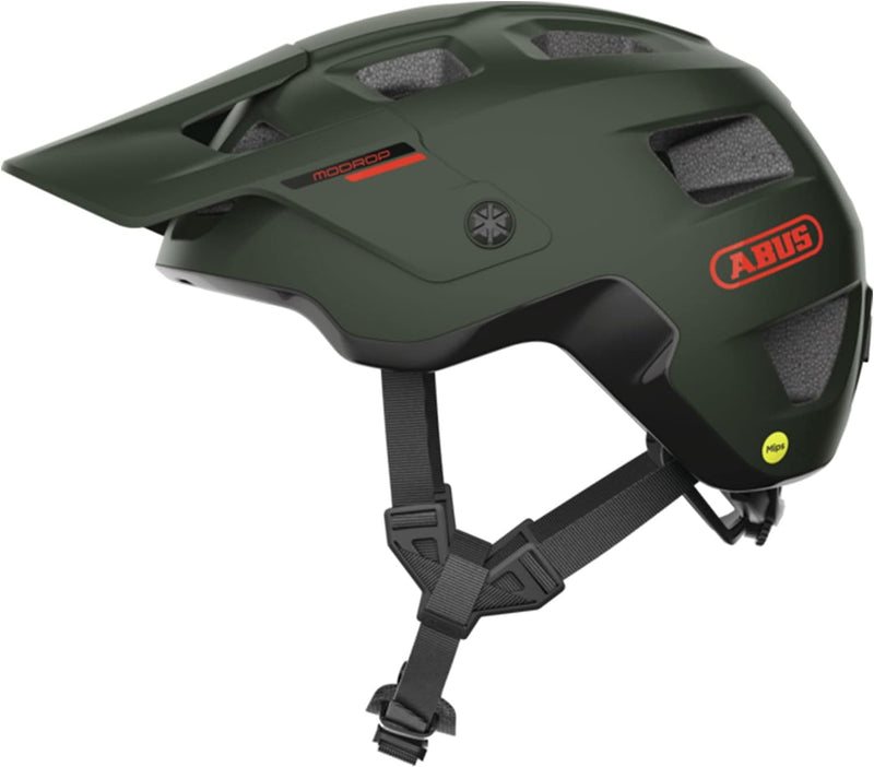 ABUS MTB-Helm MoDrop MIPS - robuster Fahrradhelm mit Aufprallschutz für Mountainbiker - individuelle