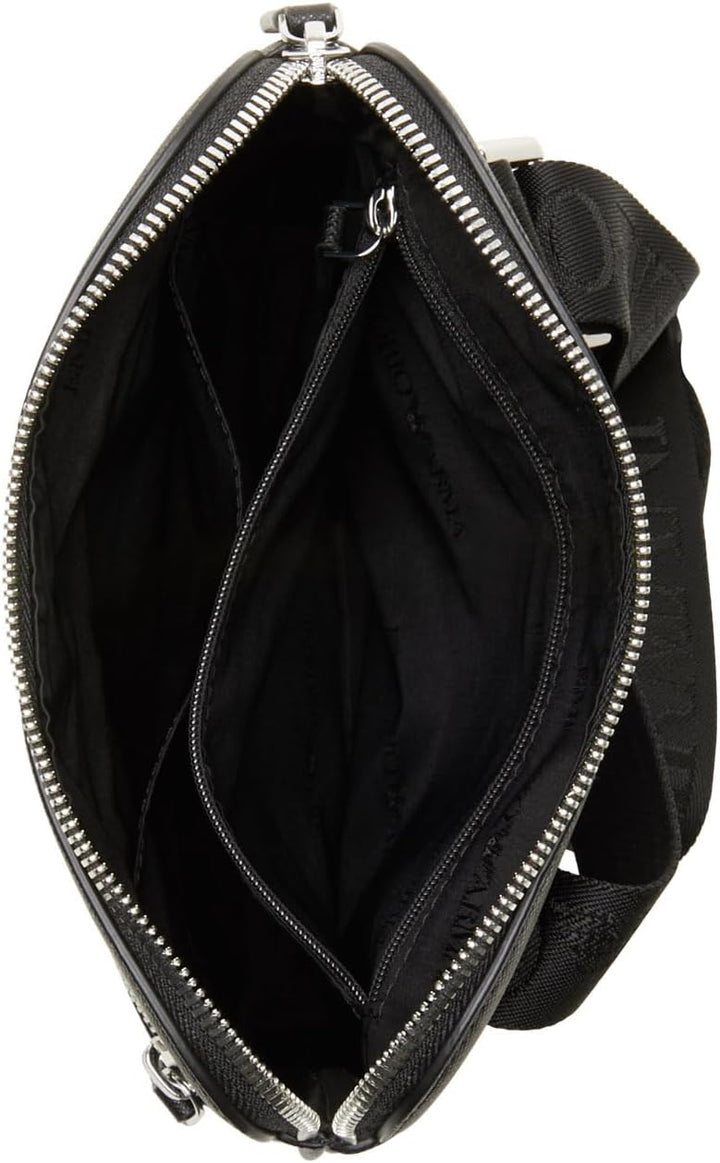 Emporio Armani Schultertasche mit Reissverschluss und Logo Schwarz_schwarz Einheitsgrösse, Schwarz_s