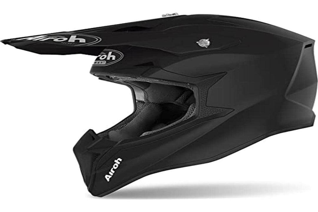 Airoh Motocross-Helm Wraap Color - Black Matt Schwarz L, Schwarz L