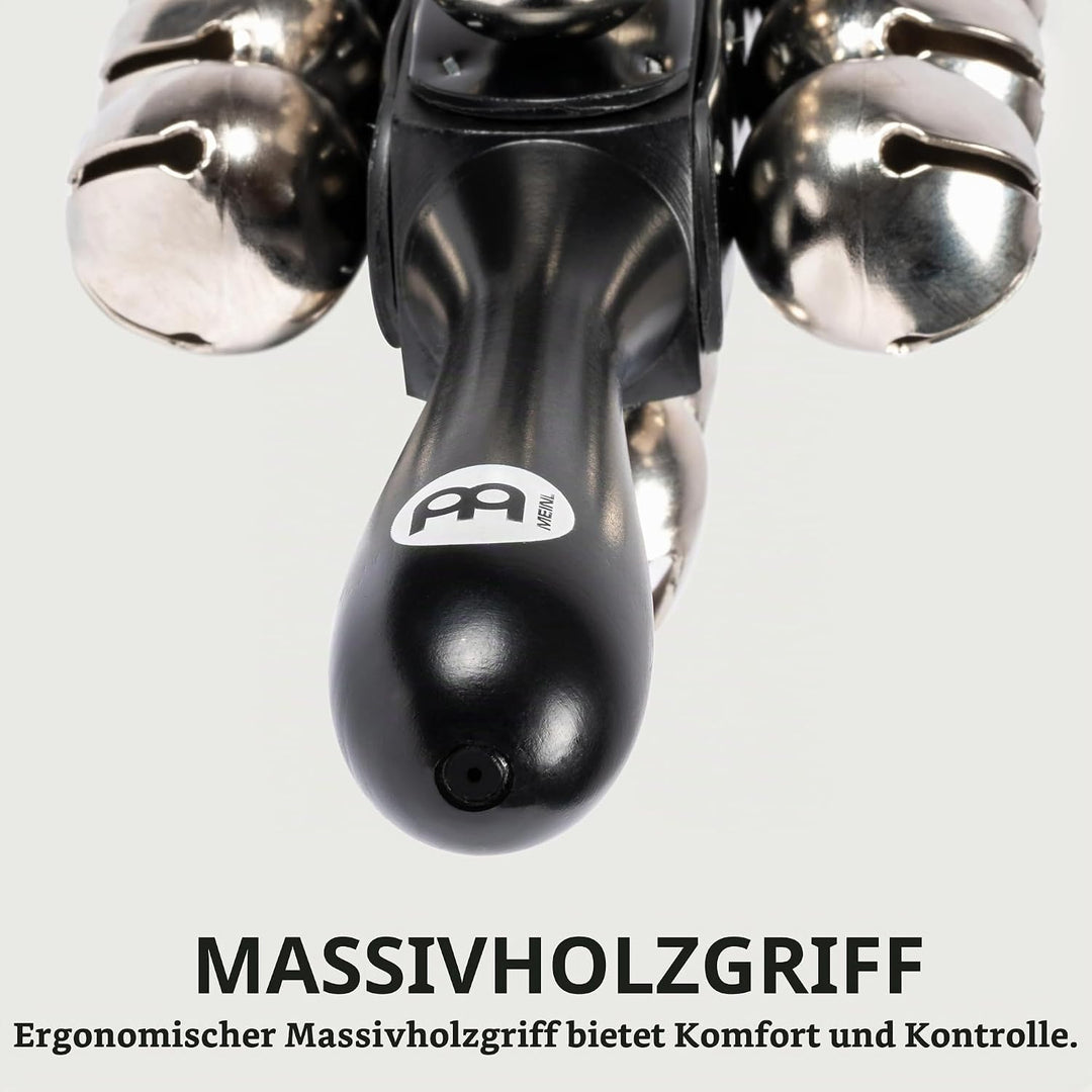 Meinl Percussion SLB25 Sleigh Bells mit 25 Glocken, schwarz