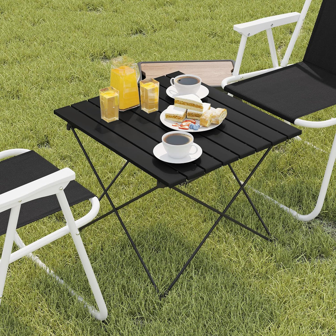 WOLTU Alu Campingtisch klappbar Falttisch Ultra Leichte tragbar mit Tragetasche, Klapptisch Kleiner