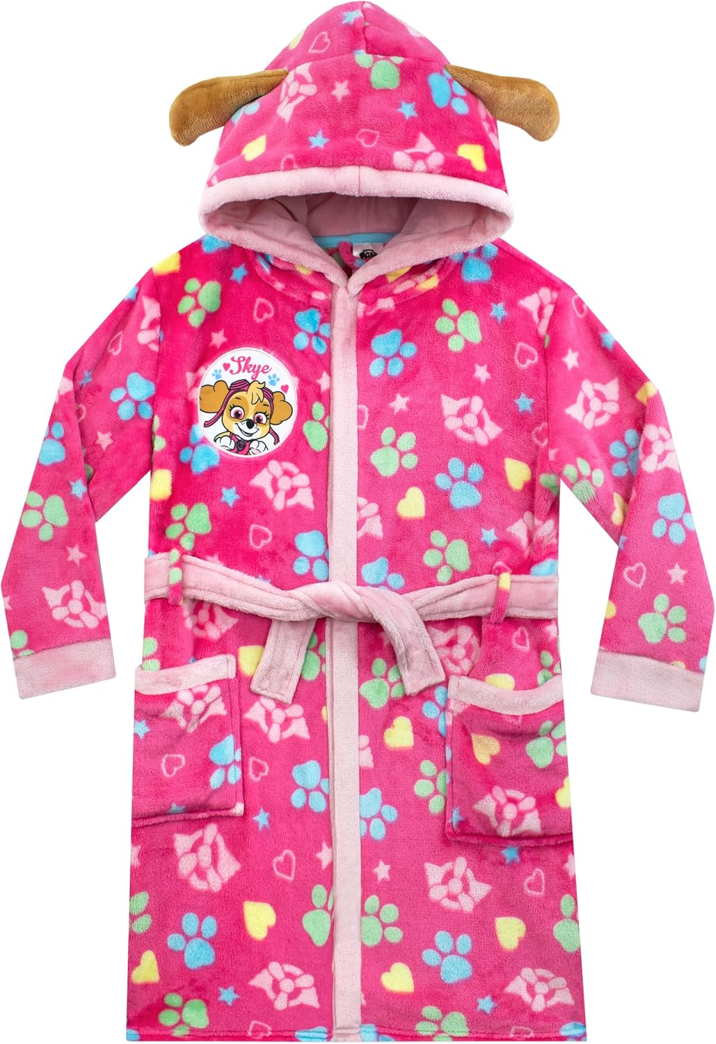 PAW PATROL Bademantel | Skye Bademantel Mädchen | Mädchen Morgenmantel 92 Rosa, 92 Rosa