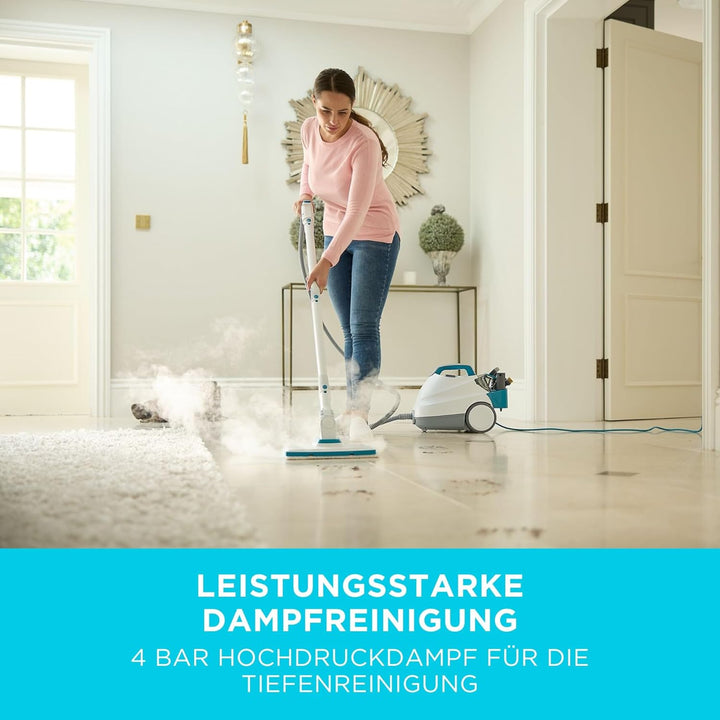 BLACK+DECKER 2300W Druck-Dampfreiniger Steam Ultra (mit 4 Bar Dampfdruck, beseitigt 99Prozent aller