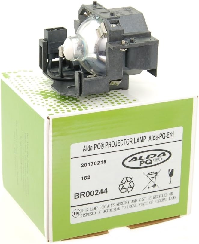 Alda PQ Premium, Beamer Lampe kompatibel mit EPSON EB-S62, EB-X6, EB-X62, EH-TW420, EMP-S5, EMP-S52,