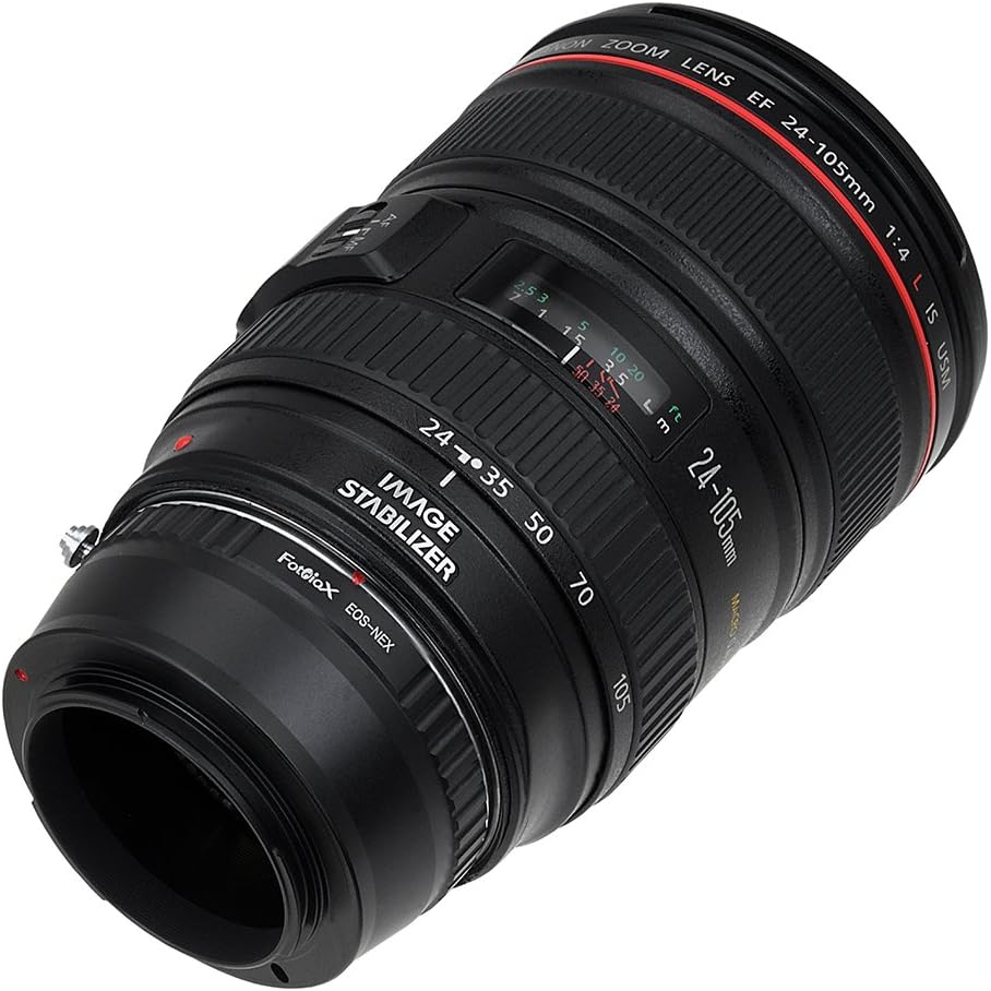 Fotodiox Lens Mount Adapter Compatible with Canon EOS EF and EF-S Lenses on Sony E-Mount Cameras Can