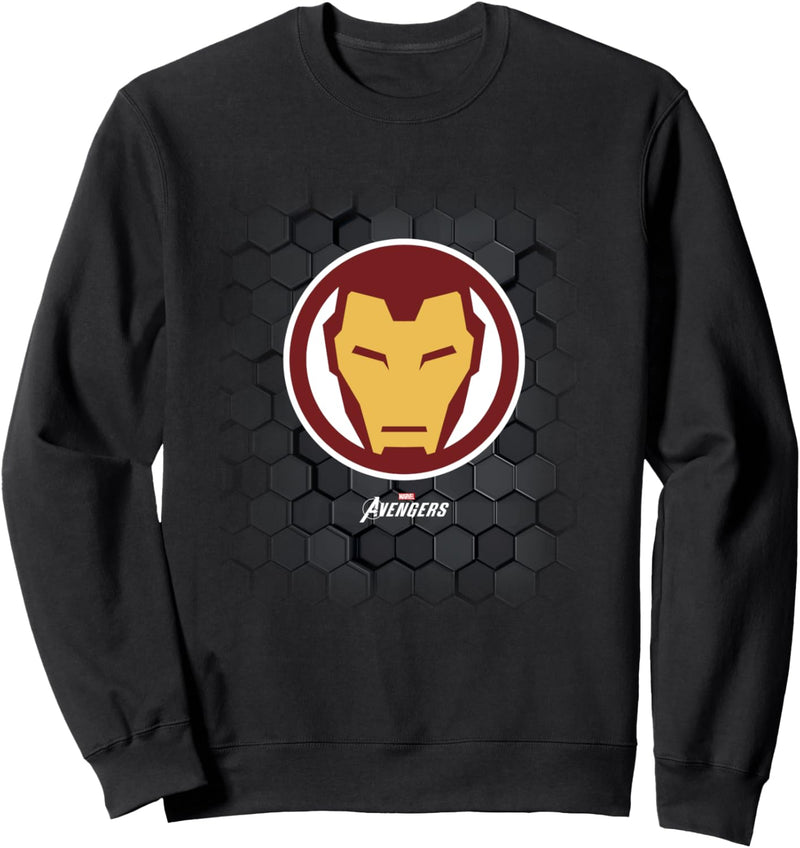 Marvel Gamerverse Iron Man Symbol Hexagon Background Sweatshirt