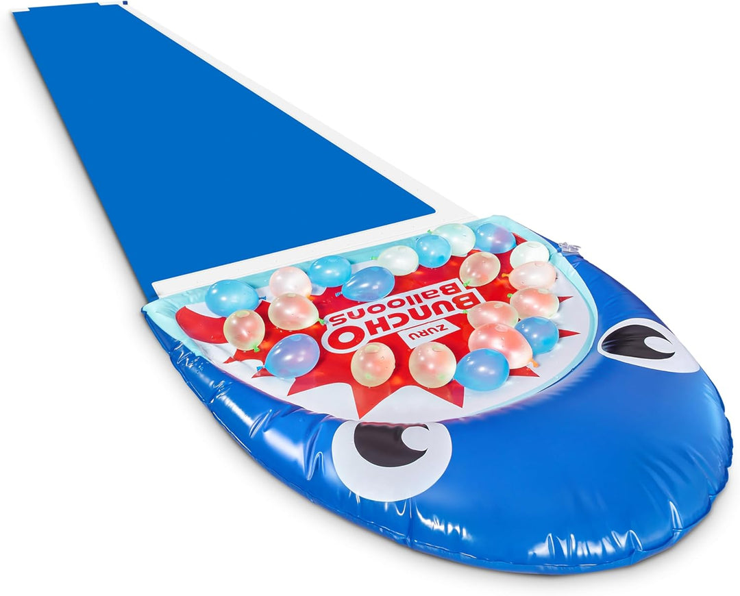 Bunch O Balloons Hai-Wasserrutsche mit 100+ schnell zu füllenden, selbstverschliessenden Wasserballo