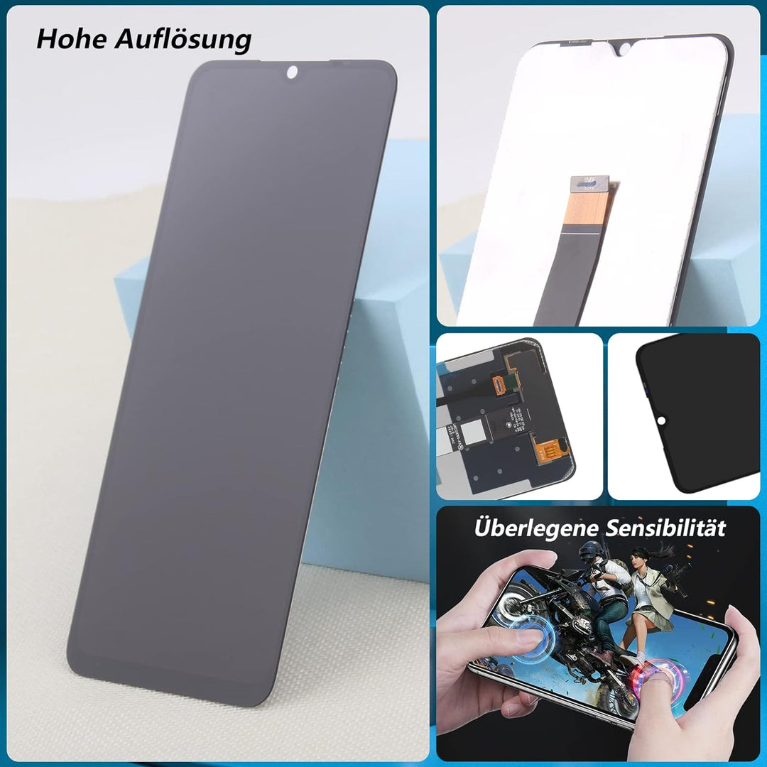 RongZy LCD Display für Xiaomi Redmi 10c 220333QBI 220333QAG Touchscreen und LCD Bildschirmersatz mit