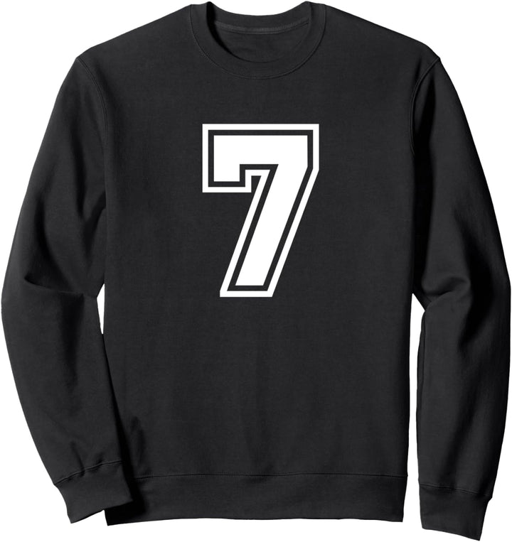 Team Jersey Nummer 7 Sportgeschenk Sweatshirt