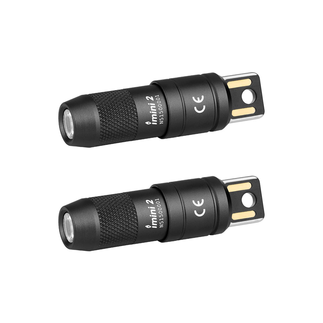 OLIGHT iMini 2 Mini LED USB-Aufladbare Taschenlampe Schlüsselhänger mit magnetischen Basis, 50LM 19,