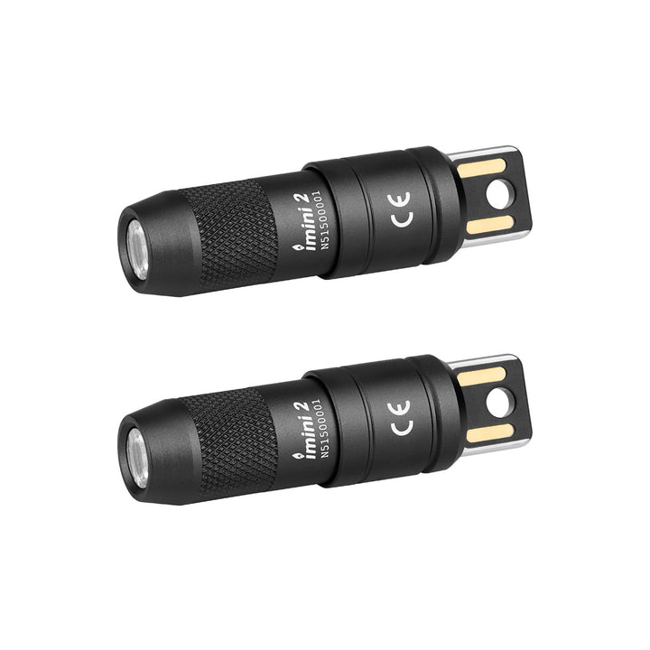 OLIGHT iMini 2 Mini LED USB-Aufladbare Taschenlampe Schlüsselhänger mit magnetischen Basis, 50LM 19,