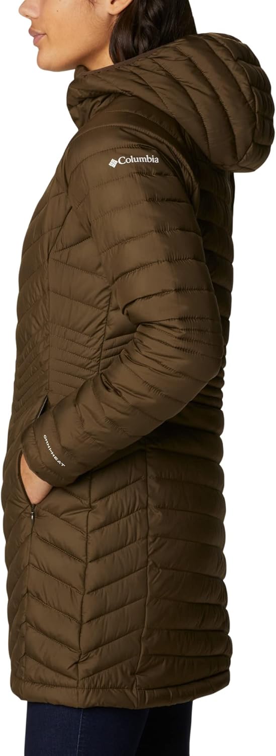 Columbia Powder Lite Mid Damenjacke XS Olive Green, XS Olive Green
