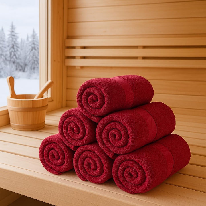 Betz Handtuch 6er Pack Handtücher Set Palermo Grösse 50x100 cm 100% Baumwolle - gut trocknend, leich