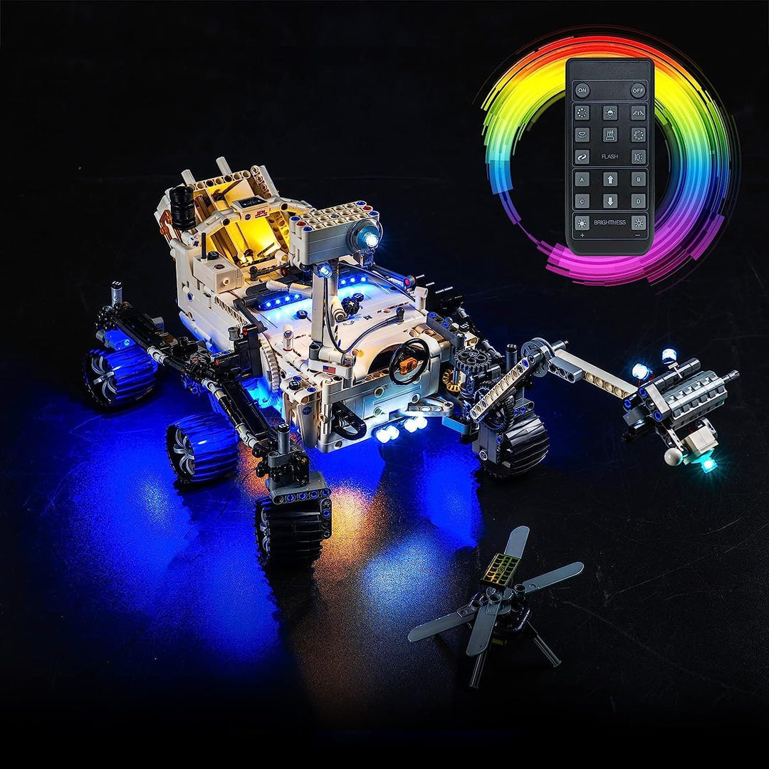 Fernbedienung Licht-Kit für Lego NASA Mars Rover Perseverance 42158 (Kein Lego-Modell), Led Beleucht