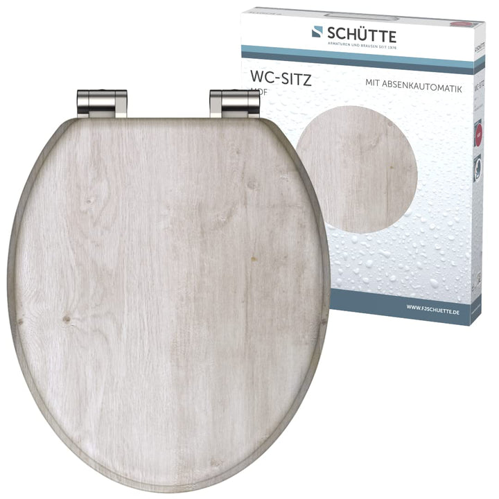 SCHÜTTE WC-Sitz MDF (Light Wood) Light Wood MDF, Light Wood MDF