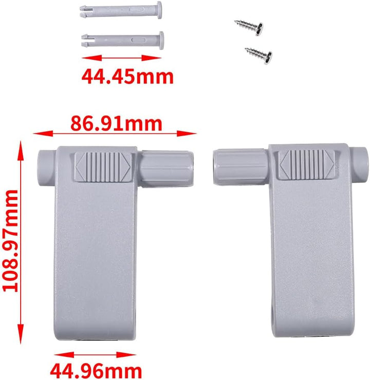 VHEUHZ Ersatzteil für Braas Atelier-Fenster Dachfenster Griffhebel-set und Konsolen-Set BA/DA 1992+