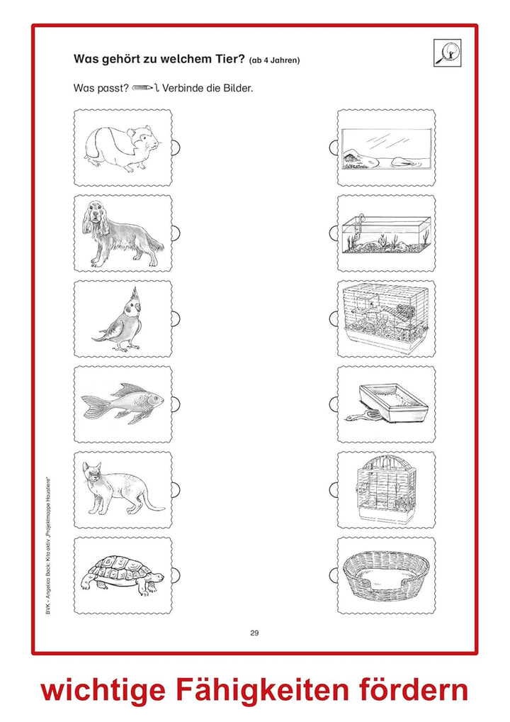 Kita aktiv Projektmappe Haustiere | Hund, Katze, Hamster und weitere Kleintiere, Broschüre