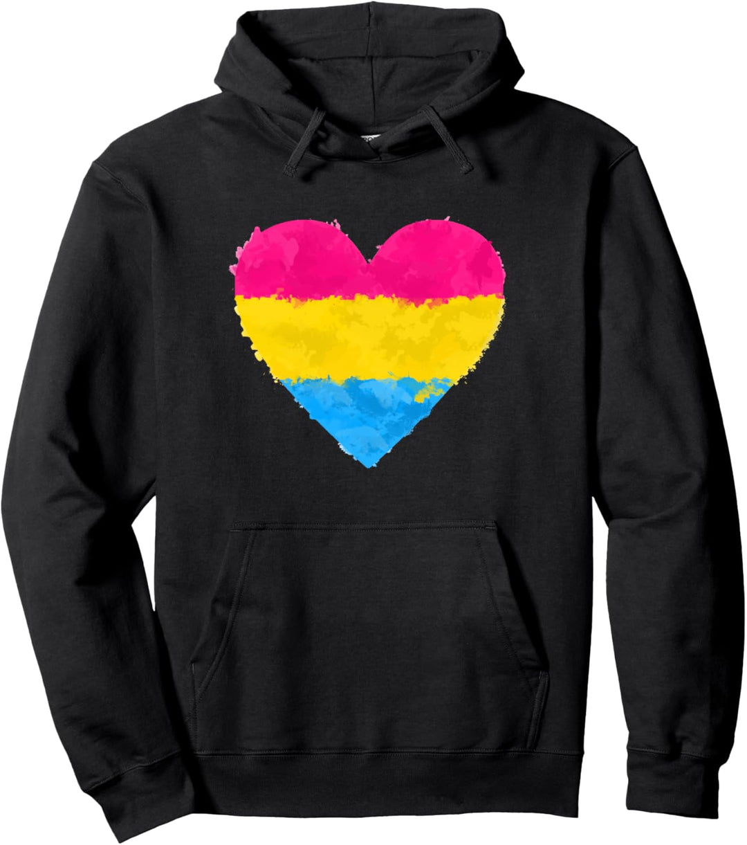Pansexuelles Herz Pan Pride CSD Pullover Hoodie