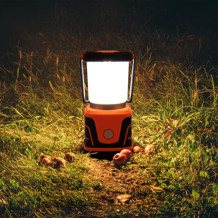 DA LIGHT LED Campinglampe Superhelle 1500 Lumen 4 Lichtmodi Dimmbarer Suchscheinwerfer Batteriebetri