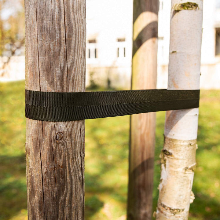 Effaband Baumanbinder 25m olivegrün Breite 50 mm/Pflanzenbinder zur Baumbefestigung aus witterungsbe