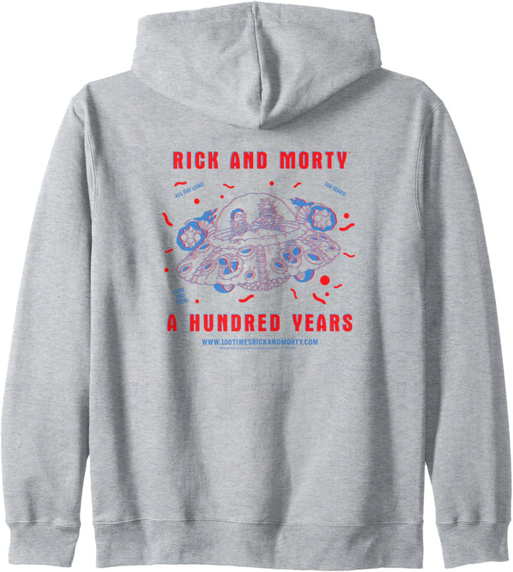 Rick and Morty 100 Years Kapuzenjacke