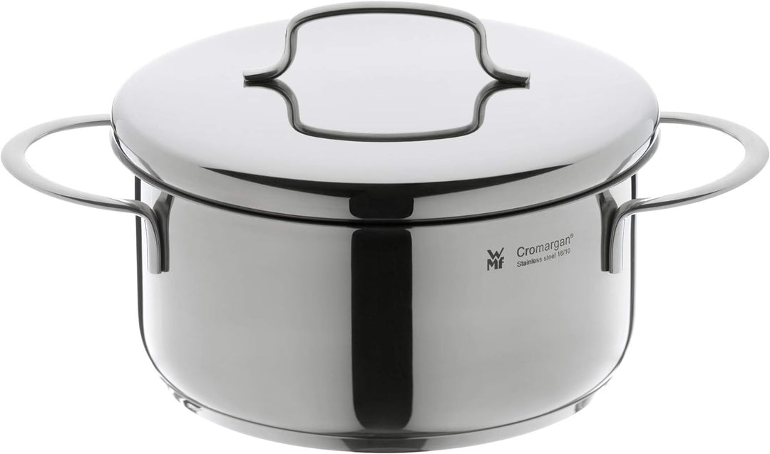 WMF Mini Kochtopf klein 16cm, Metalldeckel, Bratentopf Induktion 1,5l, Cromargan Edelstahl poliert,