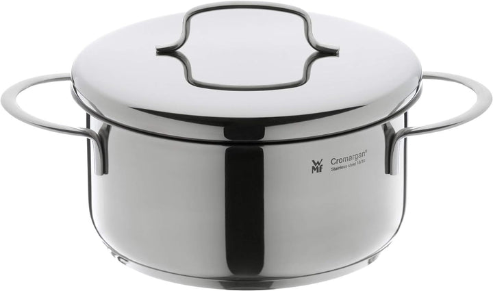 WMF Mini Kochtopf klein 16cm, Metalldeckel, Bratentopf Induktion 1,5l, Cromargan Edelstahl poliert,