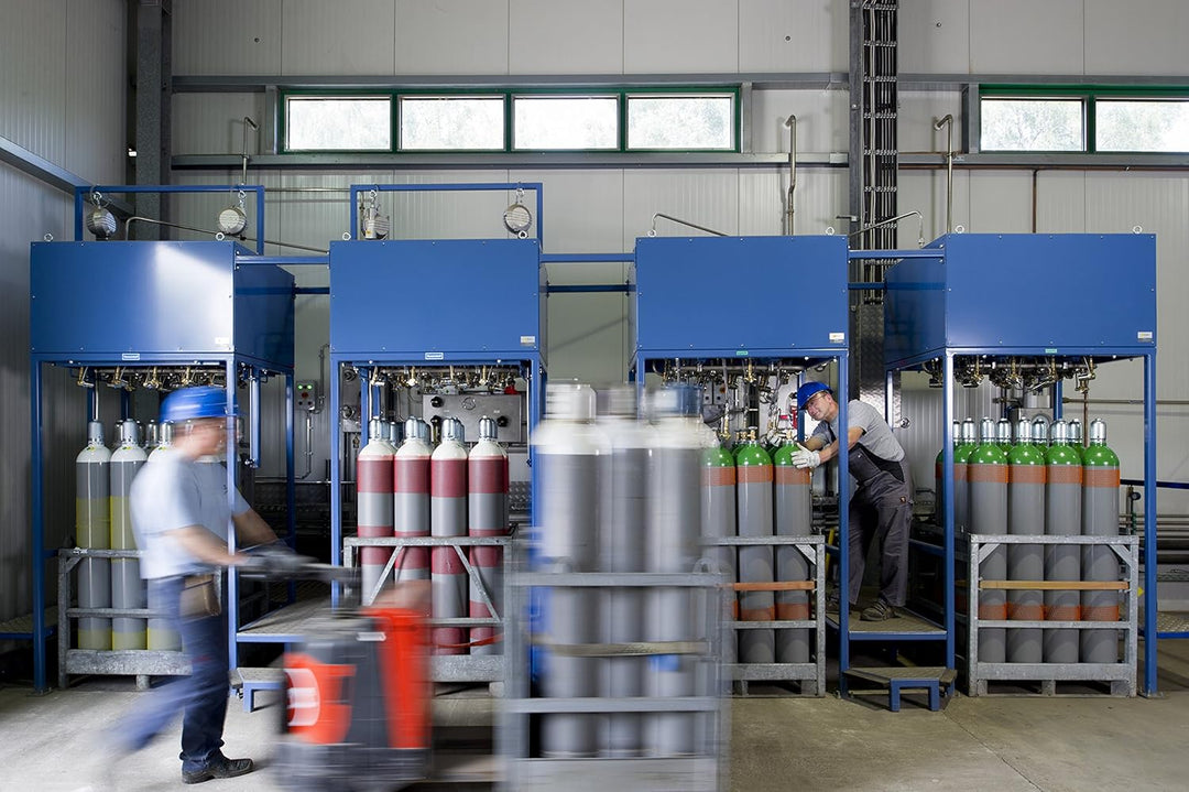 Biergas 70/30, 5 Liter Flasche, gefüllt mit Stickstoff (70%) und Kohlensäure (30%) Gemisch - Globali