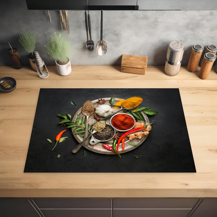 KitchenYeah© Herdabdeckplatte Einteilig Küche Ceranfeld Abdeckplatte Cerankochfeld Abdeckung Indukti