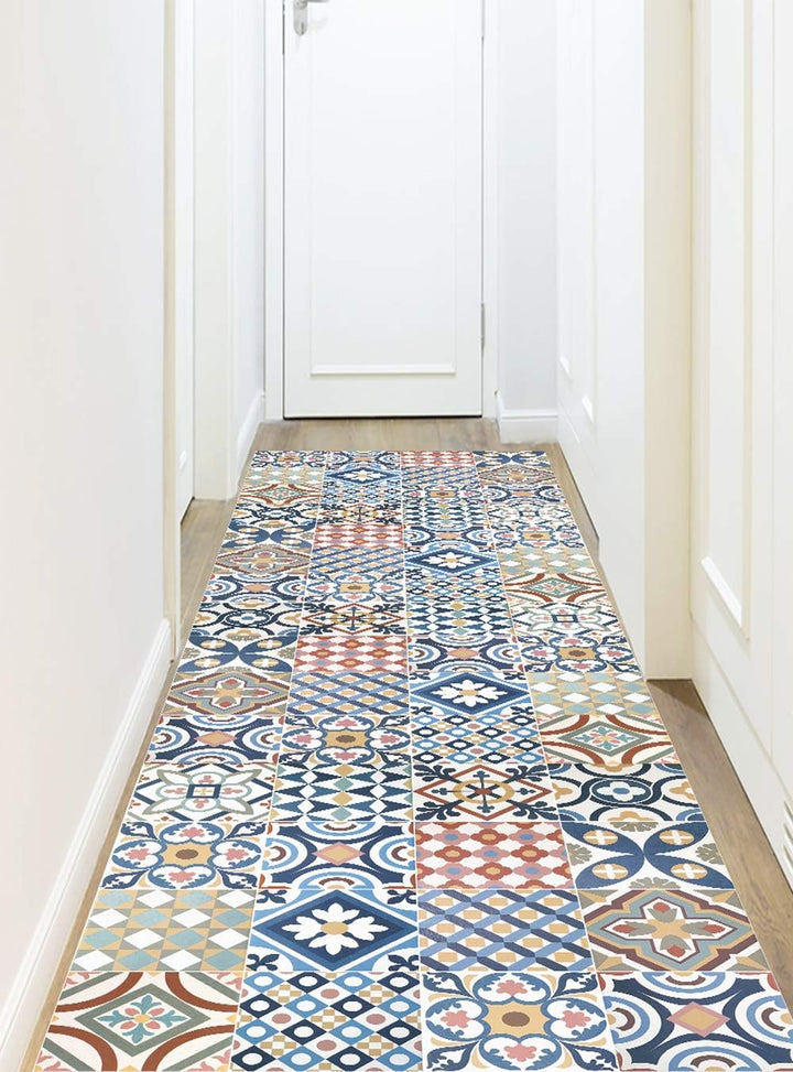 VINILIKO Gimaraes Vinylteppich, Mehrfarbig, 80 x 300 cm 80x300 Bunt, 80x300 Bunt