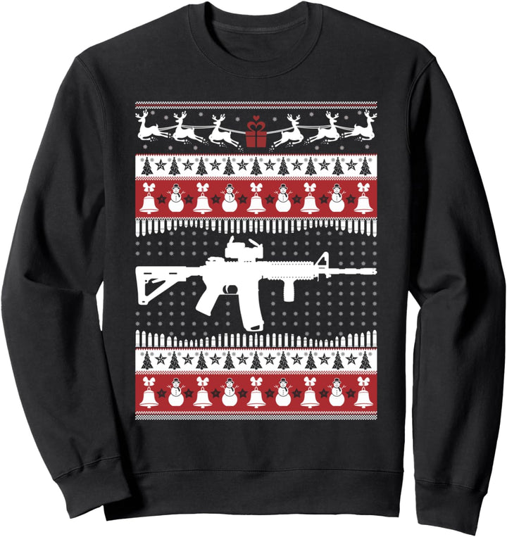 AR15 Ugly Christmas Sweater Xmas T-Shirts - AR15 Sweatshirt