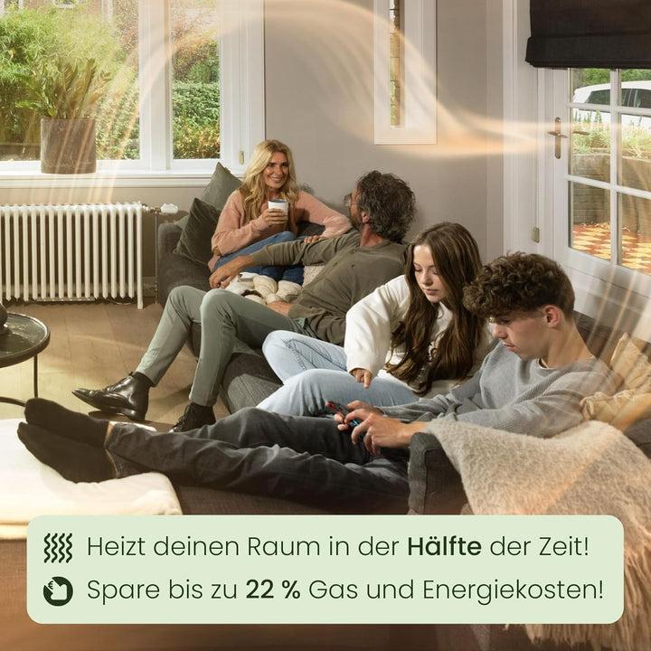 SpeedComfort Trio-pack Set 3-Stück: Smartes Heizgebläse für Heizungen - Langlebiger Heizverstärker f