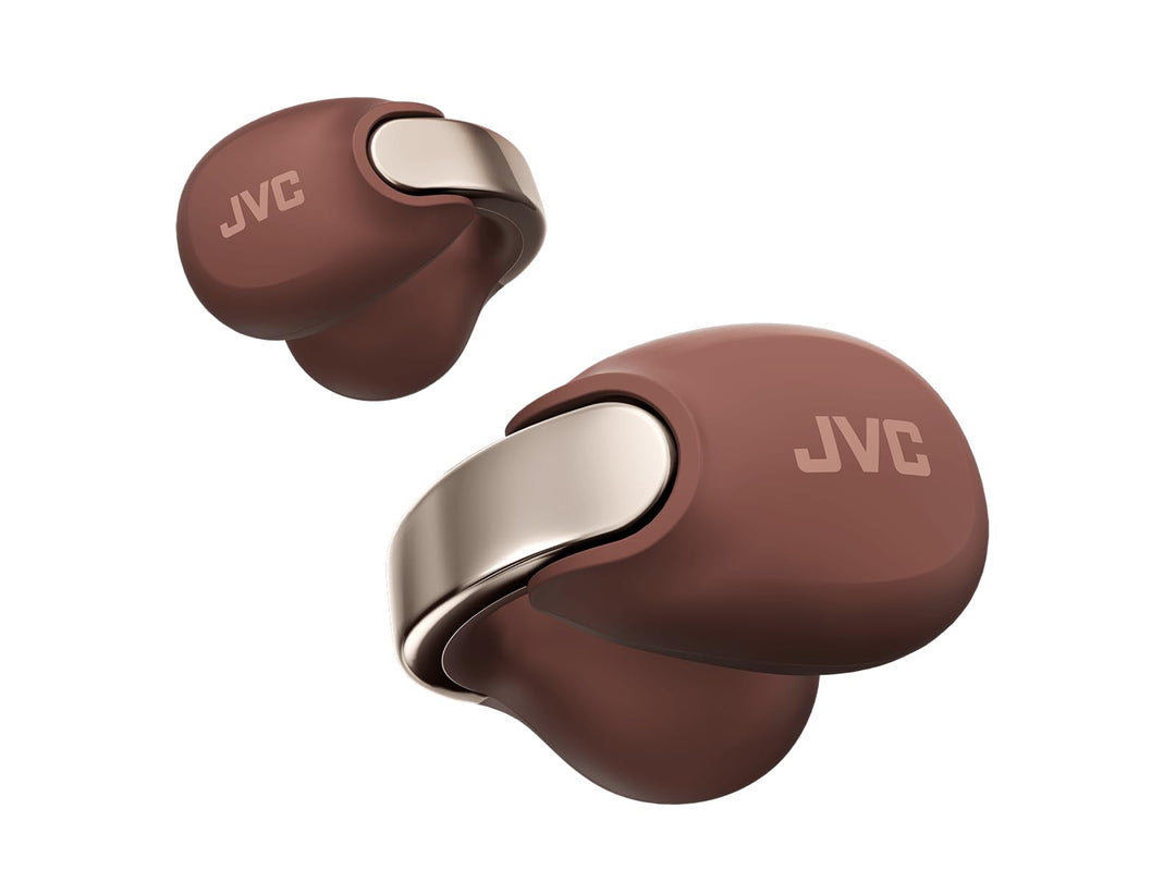 JVC NEARPHONES HA-NP1T-T True Wireless Earphones in Jewellery Design, Comfortable Fit, Quick Charge