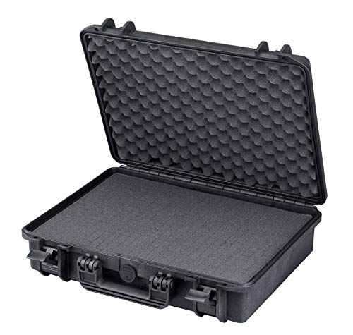 Max Herren MAX465H125HDS Luftdichter Koffer, Schwarz, 465 x 335 x 125 mm Hochdichter Würfelschaum. 4