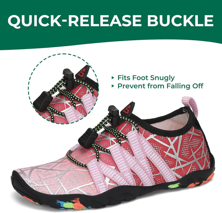 SAGUARO Badeschuhe Kinder Wasserschuhe Schwimmschuhe Jungen Mädchen Aquaschuhe Strandschuhe rutschfe