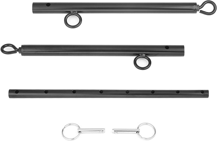 PENJOY Edelstahl verstellbare Pilates Spreizstange Set Sporthilfe Training Yoga Fitness