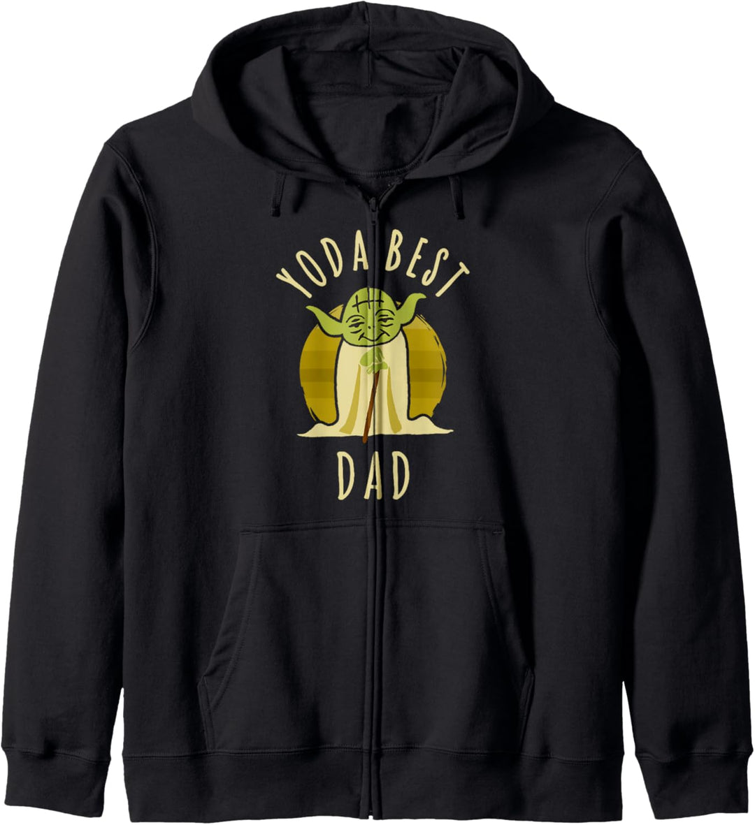 Star Wars Yoda Best Dad Cartoon Yoda Kapuzenjacke