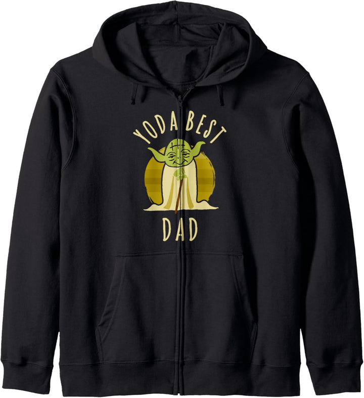 Star Wars Yoda Best Dad Cartoon Yoda Kapuzenjacke