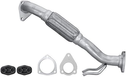 HELLA 8LA 366 006-711 Abgasrohr - Easy2Fit® Kit - vorne - einteilig - Set mit Anbauteilen