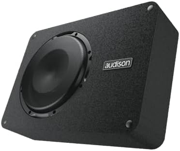 Audison APBX 8 R – 8" Subwoofer in Bassreflexgehäuse, 500W Peak, kompakter Aufbau für Tiefe Basswied