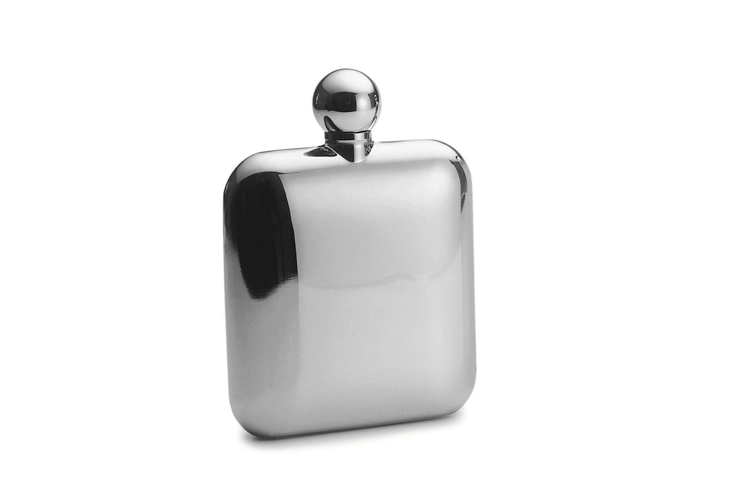 PHILIPPI CHURCHILL Flachmann, Edelstahl, Elegantes Design, Perfekt für Unterwegs (S - 11,5 cl), S -