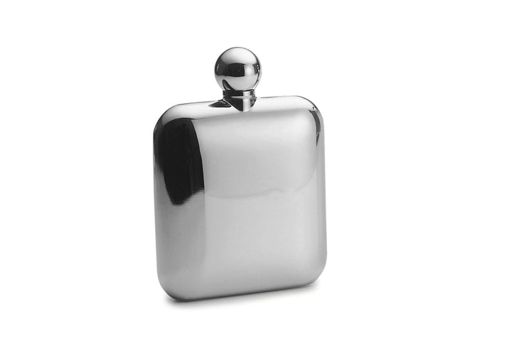 PHILIPPI CHURCHILL Flachmann, Edelstahl, Elegantes Design, Perfekt für Unterwegs (S - 11,5 cl), S -