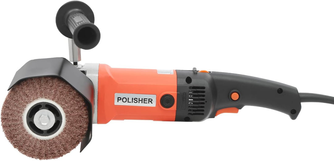 Satiniermaschine, 1400W Schleifmaschine Bürstenschleifer mit Schutzhülle, 600-3600RPM Poliermaschine