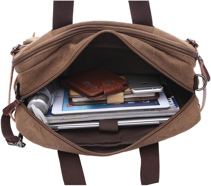 Laptop-Aktentasche, wandelbarer Rucksack, Kuriertasche, Handtasche, multifunktionaler Reiserucksack,