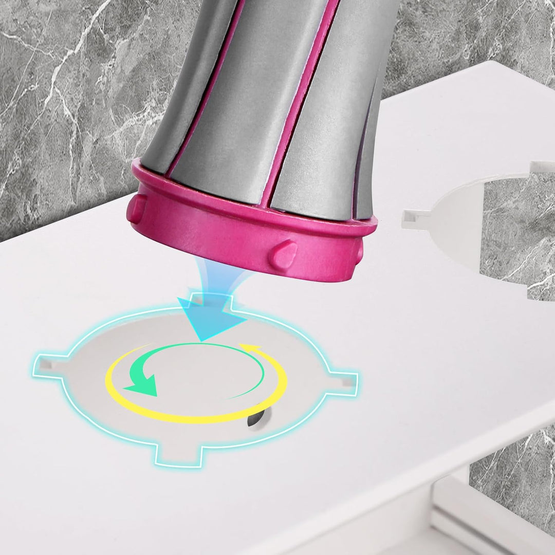 AXNSATRE Halterung Ohne Bohren für Dyson Airwrap & ZubehöR, Halterung Wandhalterung für Dyson Airwra