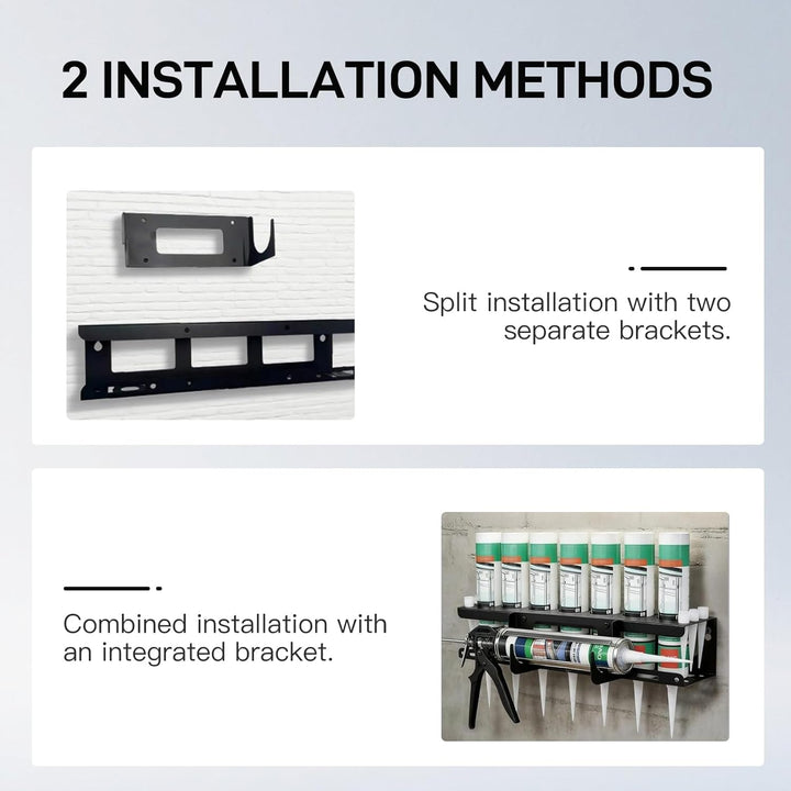 Silikonspritze Holder, Multifunktionaler Silikonhalter Spraydosierhalter, Kartuschen-Aufbewahrungsre