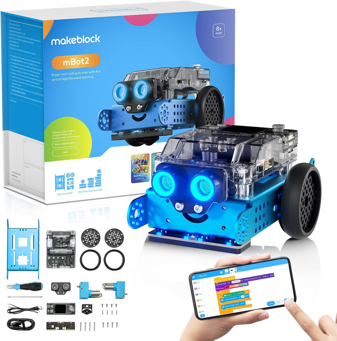 Makeblock mBot 2 Programmierbarer Roboter Kompatibel mit Scratch Python Codierungsroboter für Kinder