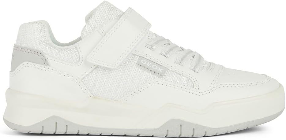 Geox Jungen J Perth Boy B Sneakers 30 EU White Lt Grey, 30 EU White Lt Grey