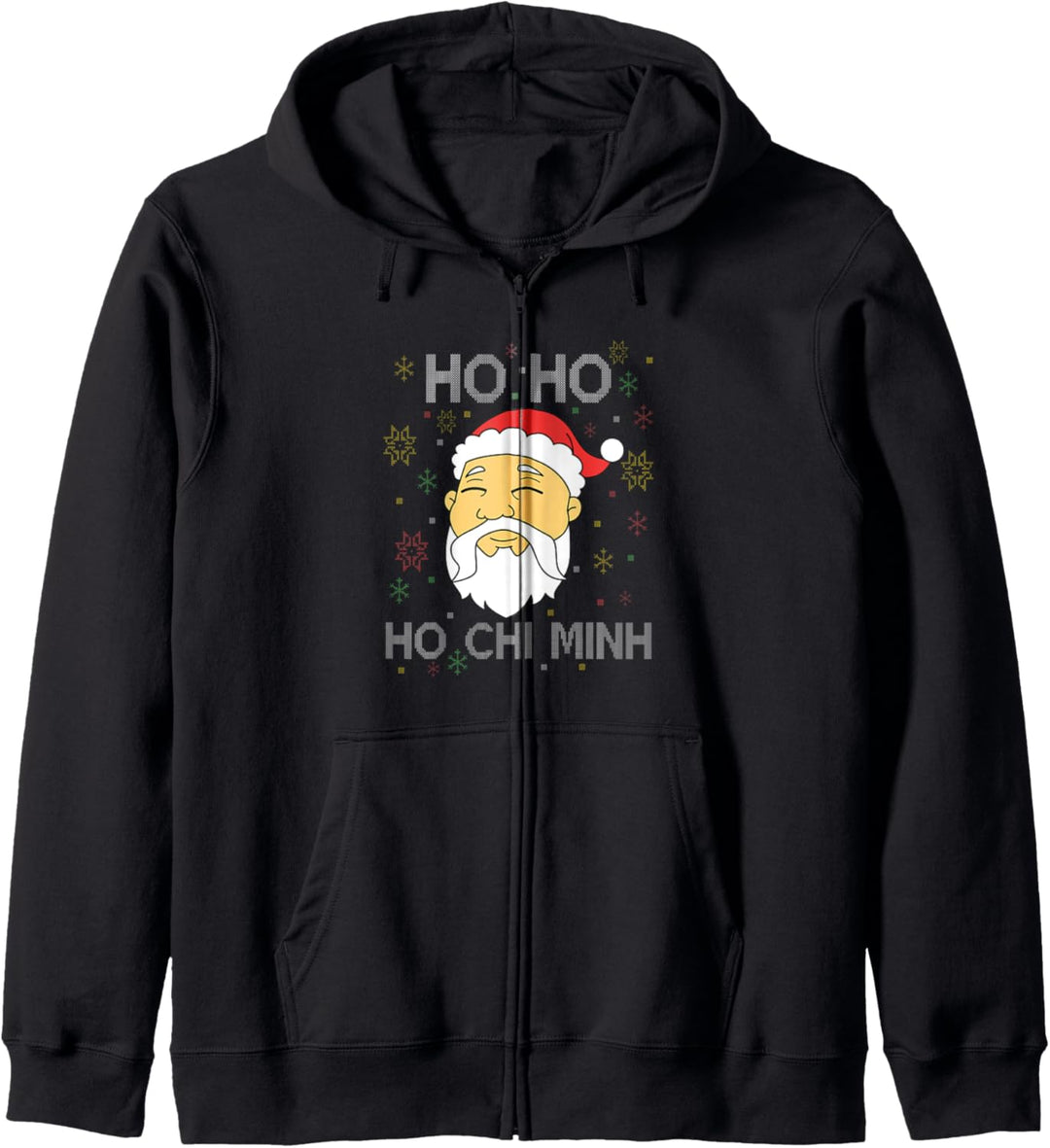 Ho Ho Ho Chi Minh Vietnam Asiatischer Weihnachtsmann Kapuzenjacke