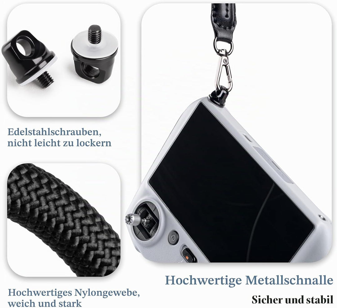 VOVMOEYA DJI RC Gurt Mit Schnellverschluss für Mini 3/Mavic 3/2/Air 2S/Mini 4 Pro/3 Pro Remote Contr
